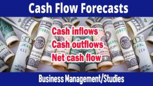 Cash flow forecasts