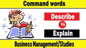 Differences between describe and explain