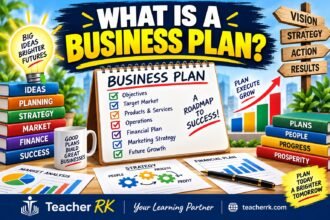 Business plan showing goals, strategies and financial projections