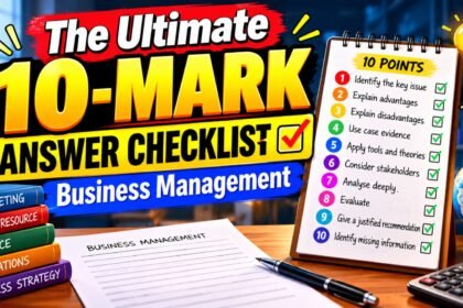 10 mark business management answer structure