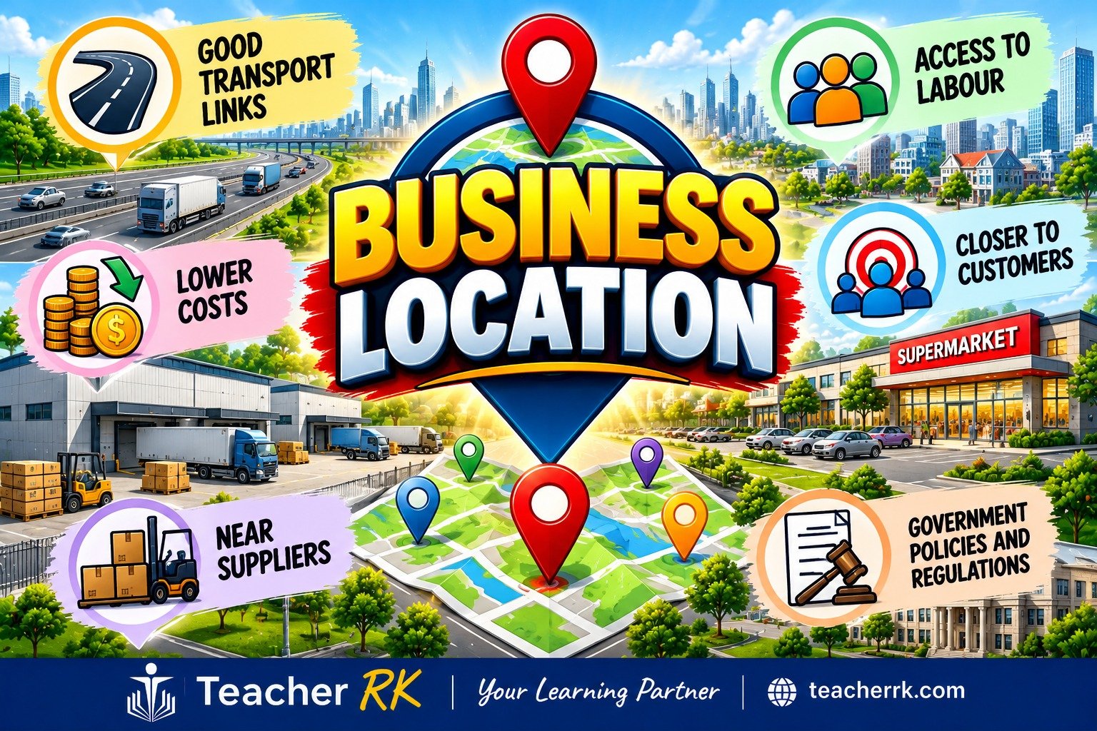 Business location factors: choosing the right place for a business to operate
