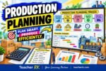 Learn what production planning is, its types, steps and importance.