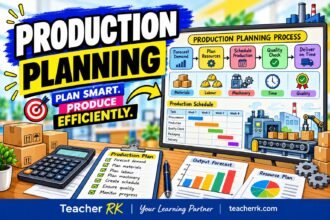 Learn what production planning is, its types, steps and importance.