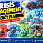 Difference between contingency planning and crisis management table IB Business HL